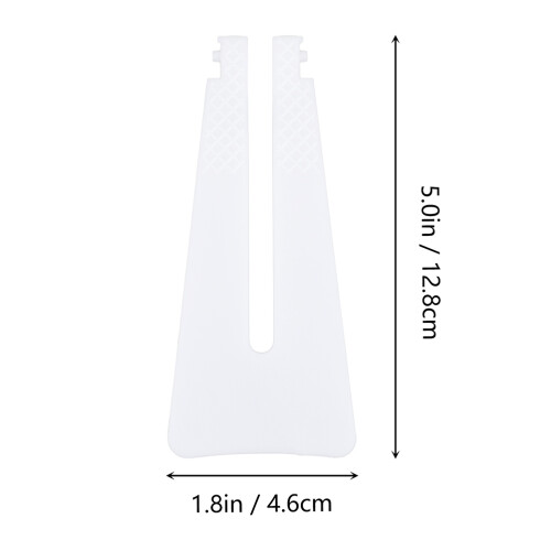 15Pcs White Plastic Photo Frame Display Stands Durable Smooth Edges 1