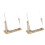2 Pcs Rectangular Rotatable Makeup Mirror For Girls Women 2