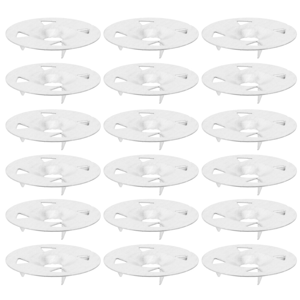 100Pcs Silver Foam Insulation Board Washers Iron Fasteners For Fixing 3062623082549
