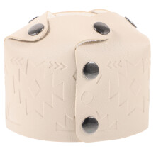 Durable Beige Propane Tank Protector PU Leather Grill Accessory