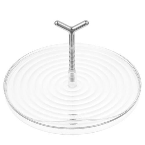 Silver Desktop Pot Lid Holder Multi-Use Kitchen Lid Stand