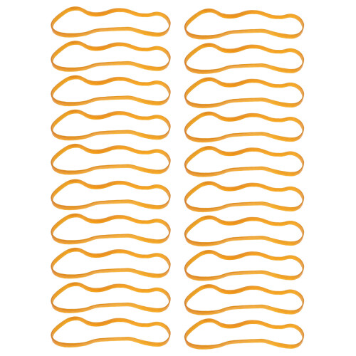 70Pièces Bandes Élastiques Orange Pour Maison Bureau Épaisses