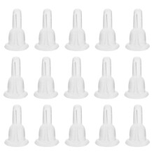 50Pcs Transparent Silicone Ear Back Stoppers Safe Durable DIY Earrings