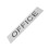 Modern Silver Acrylic Office Door Sign for Clear Identification 10
