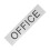 Modern Silver Acrylic Office Door Sign for Clear Identification 8
