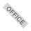 Modern Silver Acrylic Office Door Sign for Clear Identification 7