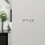 Modern Silver Acrylic Office Door Sign for Clear Identification 5