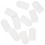 10Pcs Silicone Drumstick Mute Tips White Drum Caps for Quiet Practice 10