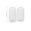10Pcs Silicone Drumstick Mute Tips White Drum Caps for Quiet Practice 2