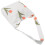 1Lichte Dames Underarm Bag Met Polyester En Canvas Bloemenprint 8