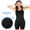 Black Polyester Workout Jumpsuit Slim Backless One Piece Bodysuit 7