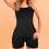 Black Polyester Workout Jumpsuit Slim Backless One Piece Bodysuit 4