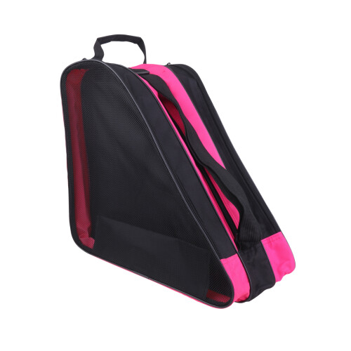 Pink Roller Skating Organizer Shoulder Bag Easy Clean Tote 2