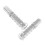 2Pcs Silver Door Handle Spindle Bar Spring Replacement for Door Locks 8