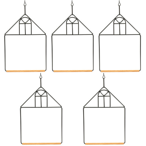 5Sets Iron Parrot Stand with Stable Base for Indoor Training and Play 2