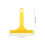 Portable Yellow Car Tinting Scraper ABS Rubber Window Cleaner 2