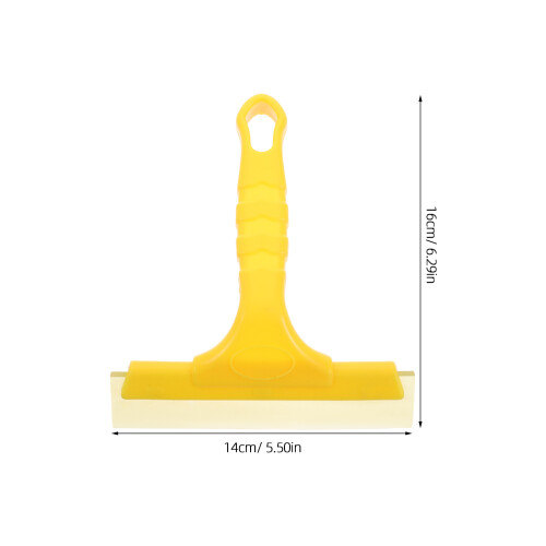 Portable Yellow Car Tinting Scraper ABS Rubber Window Cleaner 1