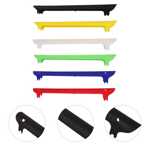 6 Pcs Bike Protector Chains Protective Cover Outdoor Rear Fork Plastic 2