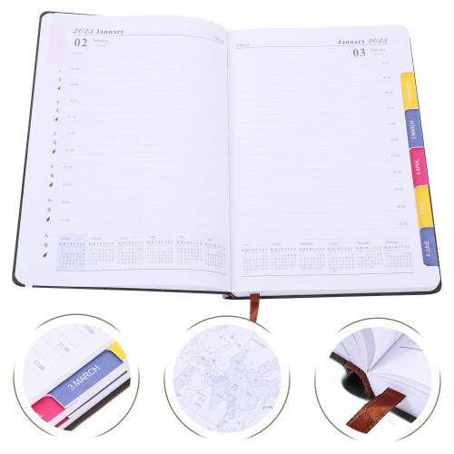 Daily Planner Notepad 2023 Agenda Boek Notities Engels Student 1