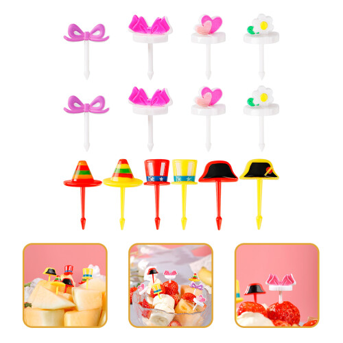 14Pcs Portable Fruit Picks Forks For Kitchen 2