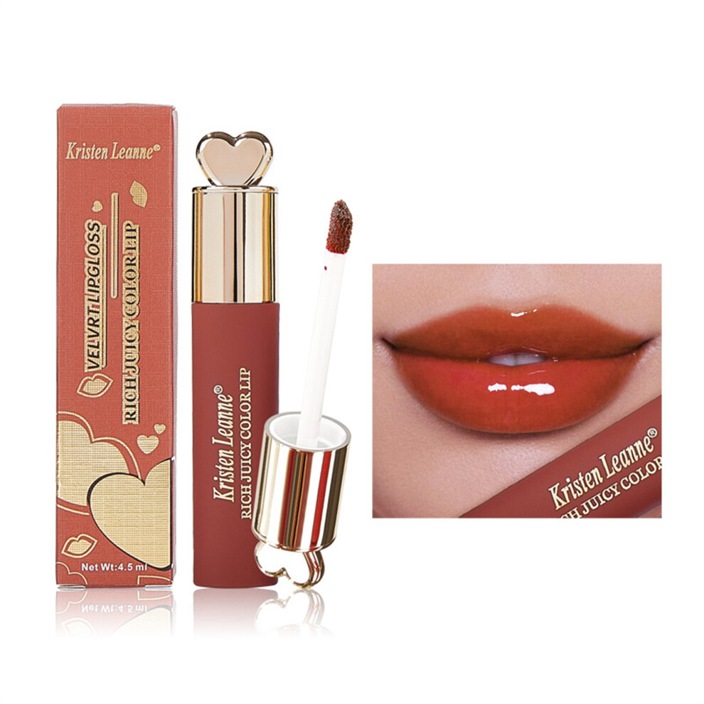 (4.5ml, 2) Lip Gloss, Long Lasting Moisturizing Lip Gloss Portable Lipsticks Makeup Cosmetics