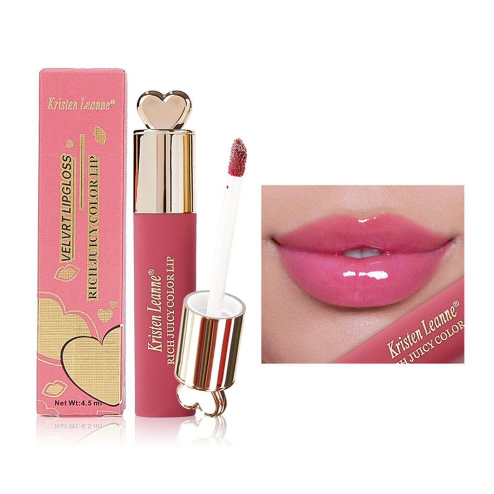 (4.5ml, 1) Lip Gloss, Long Lasting Moisturizing Lip Gloss Portable Lipsticks Makeup Cosmetics