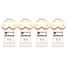 Raindrops 4 Pcs Heart Purses Clasp Accessories For Handbags Luggage