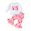 (18-24 Months, White) Σετ Ημέρας Αγίου μακριά μανίκια 1