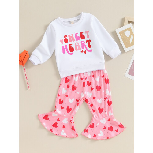 (18-24 Months, White) Σετ Ημέρας Αγίου μακριά μανίκια 1