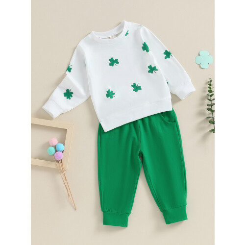 (12-18 Months, Green) Σετ παντελονιών για casual ρούχα 2