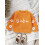 (6-9 Months, Orange) Pull bébé fille pour nourrissons. 6