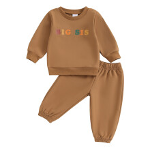 (6-12 Months, Khaki) Ensemble 2 pièces pour l'automne.