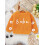 (6-9 Months, Orange) Pull bébé fille pour nourrissons. 3
