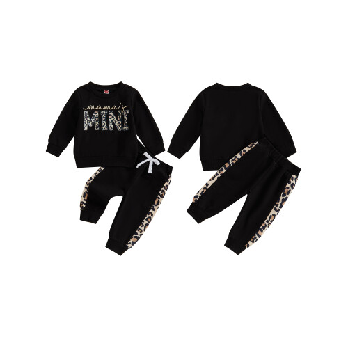 (0-6 Months, Black) Φθινοπωρινά ρούχα νήπια, 2 τεμάχια 1