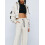 (M, White) Γυναικείο Φούτερ με Cropped Jacket 2