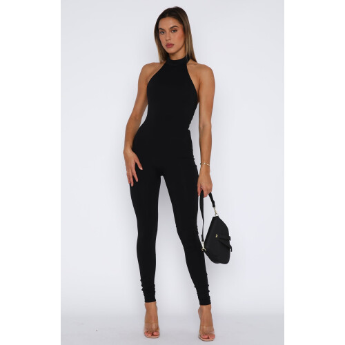 (XL, Black) Tuta intera da per feste.