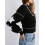 (M, Black) Γυναικείο Φούτερ με Cropped Jacket 4