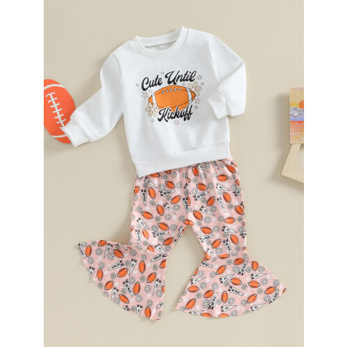 (12-18 Months, White) Φθινοπωρινό σετ 2 παντελονιών ράγκμπι. 2