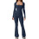 (M, Navy) Γυναικεία Ολόσωμη Φόρμα, Φθινοπωρινή Clubwear 1