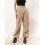 (S, Camel) Γυναικείο cargo παντελόνι, τσέπες, Streetwear 12