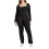 (M, Black) Γυναικεία Ολόσωμη Φόρμα, Φθινοπωρινή Clubwear 2