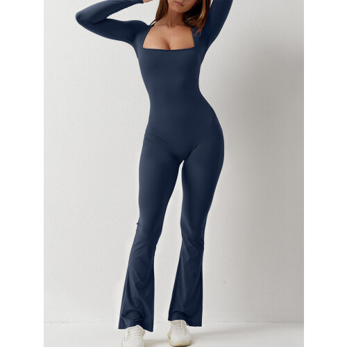(M, Navy) Γυναικεία Ολόσωμη Φόρμα, Φθινοπωρινή Clubwear 2