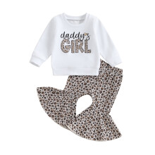 (12-18 Months, Style 2) Tacair Bríste Fómhair Prionta Leopard