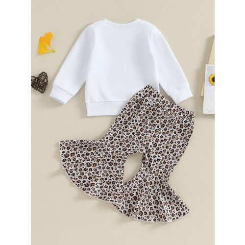 (18-24 Months, Style 1) Φθινοπωρινό σετ παντελονιών λεοπάρ σχέδιο 2