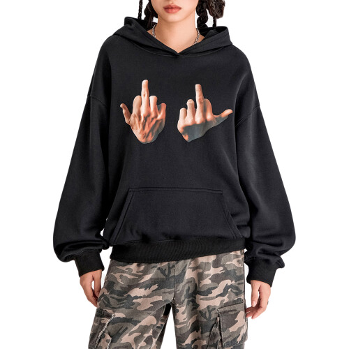 (S, Black) Γυναικεία Ανδρικά Φούτερ Φθινοπωρινά Streetwear 2