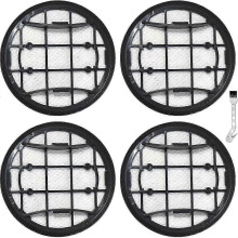 4-Pack HEPA-Ersatzfilter für 7000 8000 Serie XC7053 XC7055 XC7057 Roboterstaubsaugerzubehör Schwarz szrh21