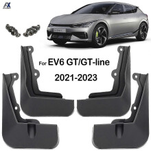 Set Car Mudflaps for Kia EV6 GT-Line GT Line CV EV 2021 2022 2023 Mud Flaps Splash Guard Mudguards Front Rear Molded