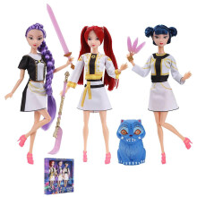 (3pcs Set)1-3X Kpop Girls Doll - Rumi, Mira, Zoey, Derpy Action Figures Collection Beautiful Birthday Gift for Kids Fans