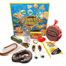 14 Pieces Prank Box - Classic Horrible Practical Jokes Game for Kids & Adults, Funny Gag Tricks for April Fools & Friends