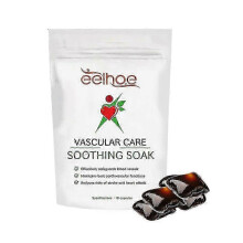 (1 bag) 1-5x Vascular care soothing soak pack soothes and repairs veins, dredges meridians
